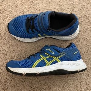 ASICS Contend 5 PS Kids. Illusion Blue/Lemon Spark
